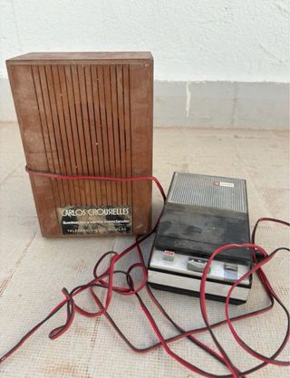 Reproductor de cintas Carlos Crousielles, philips