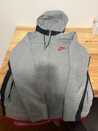 Sudadera Nike Gris Cremallera