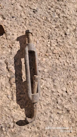 Lote de piezas de hierro antiguas