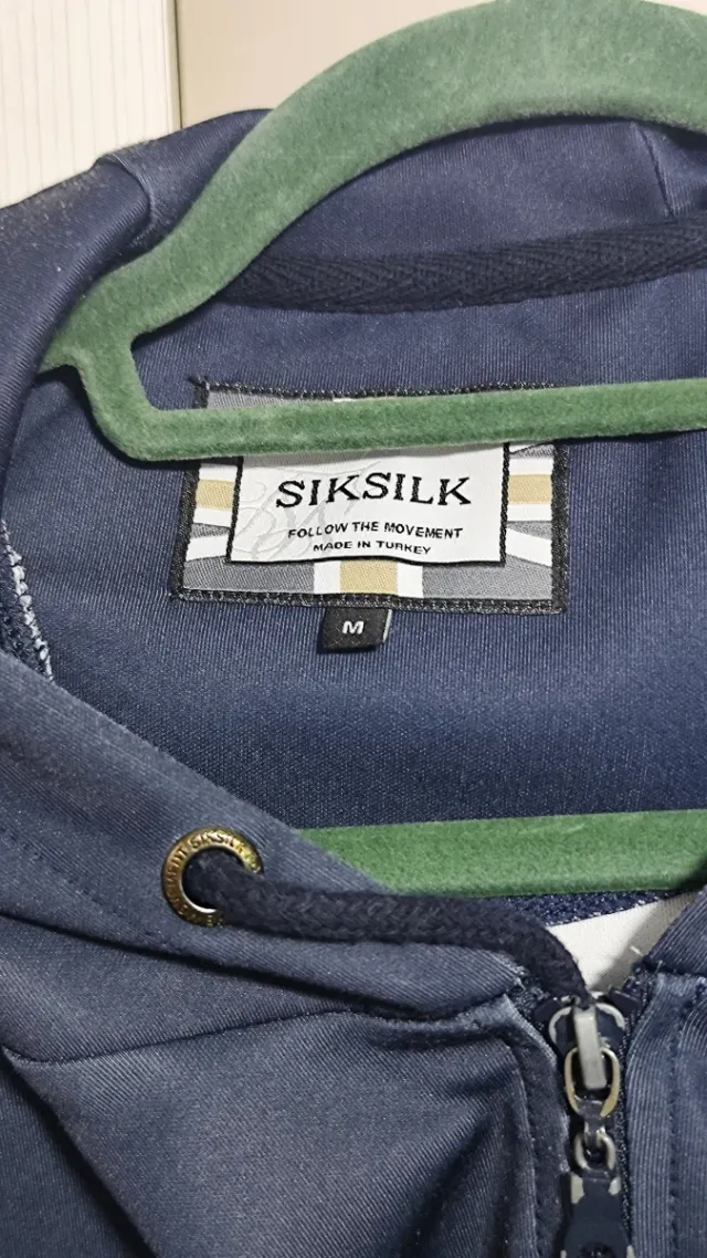 Sudadera SikSilk degradado azul y blanco