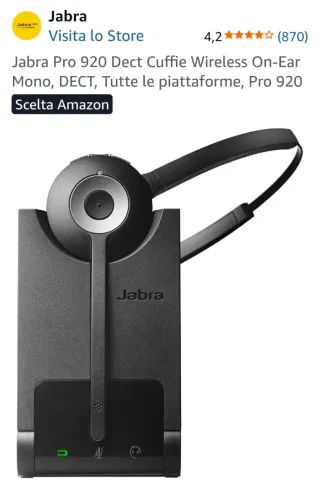 Cuffie Jabra nera