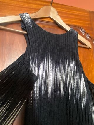 Vestido Zara Negro y Blanco