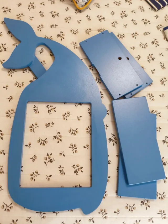 Juego Cuna Infantil Decoración Ballenas Peces