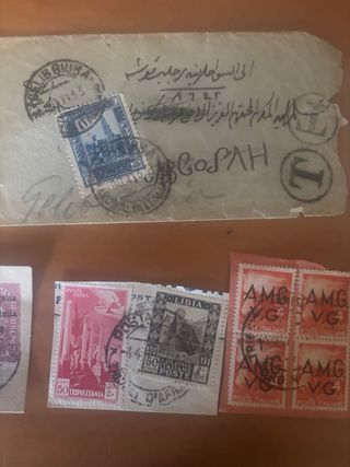 Francobolli Frammenti Colonie Italiane