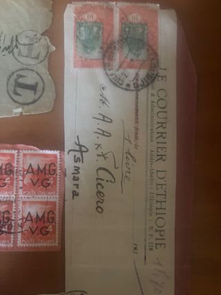 Francobolli Frammenti Colonie Italiane