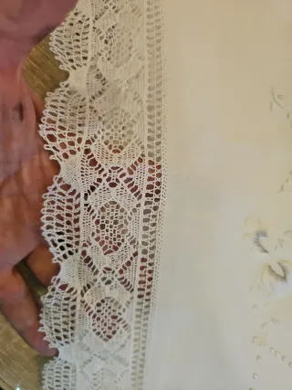 Sábanas antiguas de algodón