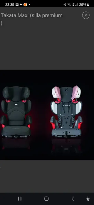 Silla Coche Takata Maxi 15-36kg