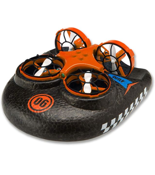 Amewi Trix 3 en 1 Hovercraft Naranja y Negro