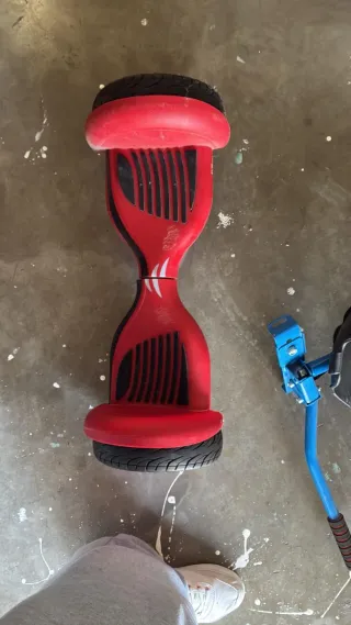 Patinete Hoverboard Rojo Con silla
