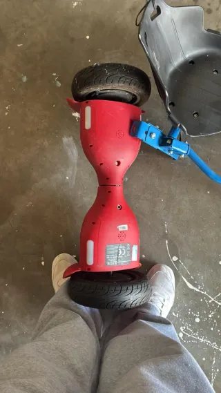 Patinete Hoverboard Rojo Con silla