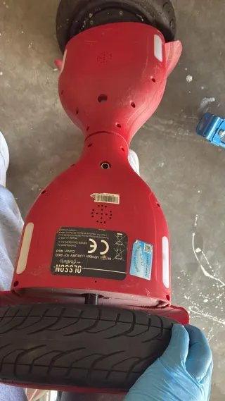 Patinete Hoverboard Rojo Con silla