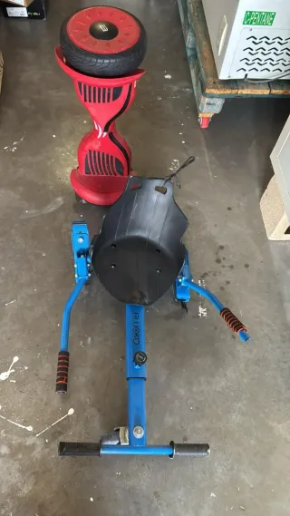 Patinete Hoverboard Rojo Con silla