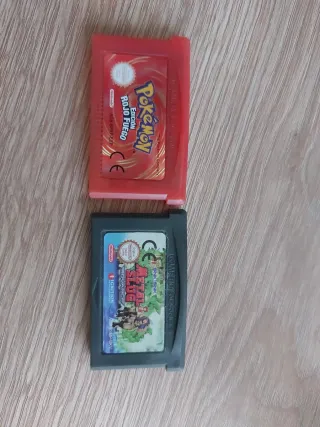 Juegos Game Boy Advance Pokémon y Metal Slug