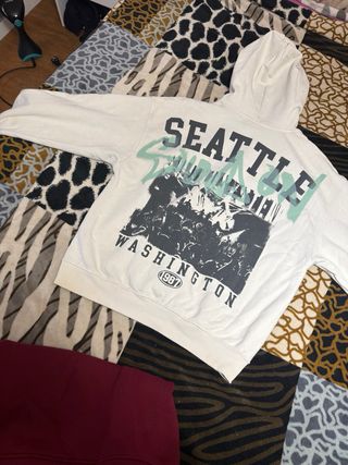 Sudadera Bershka Seattle Washington