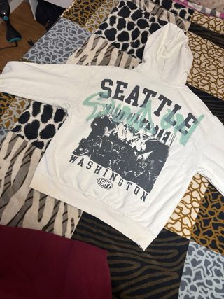 Sudadera Bershka Seattle Washington