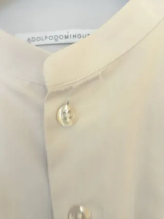 Camisa Adolfo Domínguez Beige Talla XL