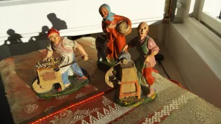 Statuine del presepe antiche anni  1930/1940