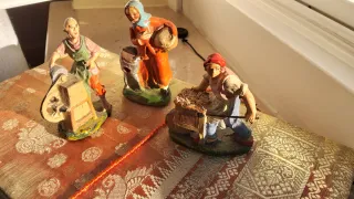 Statuine del presepe antiche anni  1930/1940