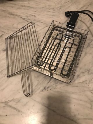 Barbacoa Eléctrica Parrilla Cromada