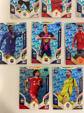 Lote cromos FIFA 365 Fans Favorite BLUE AZULES