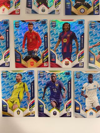 Lote cromos FIFA 365 Fans Favorite BLUE AZULES