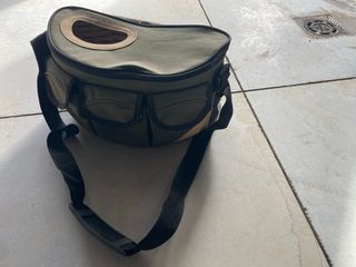 Cesta de pesca verde