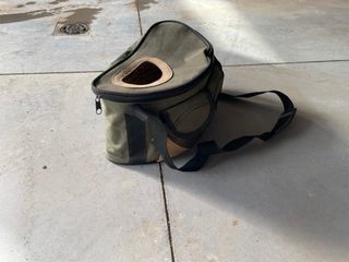 Cesta de pesca verde