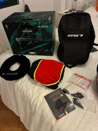 Casco LS2 Explorer Plus Carbón Nuevo talla S