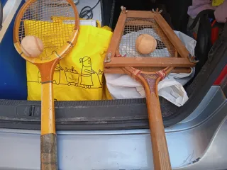 2 Raquetas Tenis Antiguas Madera. Escucho ofertas