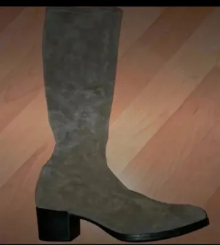 Botas Natalia Blanco Marrón