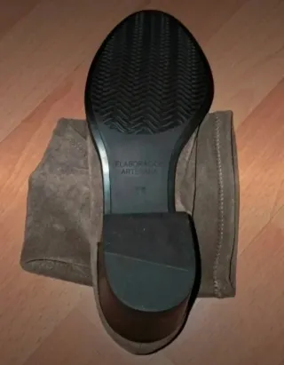 Botas Natalia Blanco Marrón