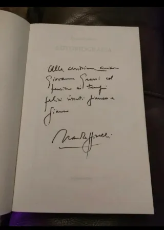 Libro Autobiografia con autografo