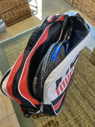 Bolsa de tenis HEAD + 3 raquetas