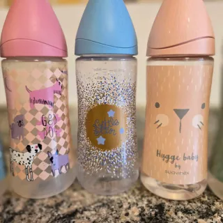 TODO EL lOTE. Lote 5 Biberones Suavinex premium +1