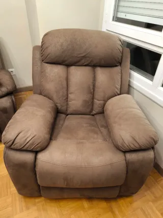 Sillón relax individual chocolate.