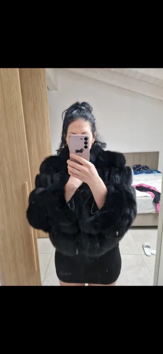 Pelliccia volpe nera
