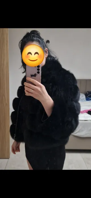 Pelliccia volpe nera