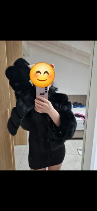 Pelliccia volpe nera