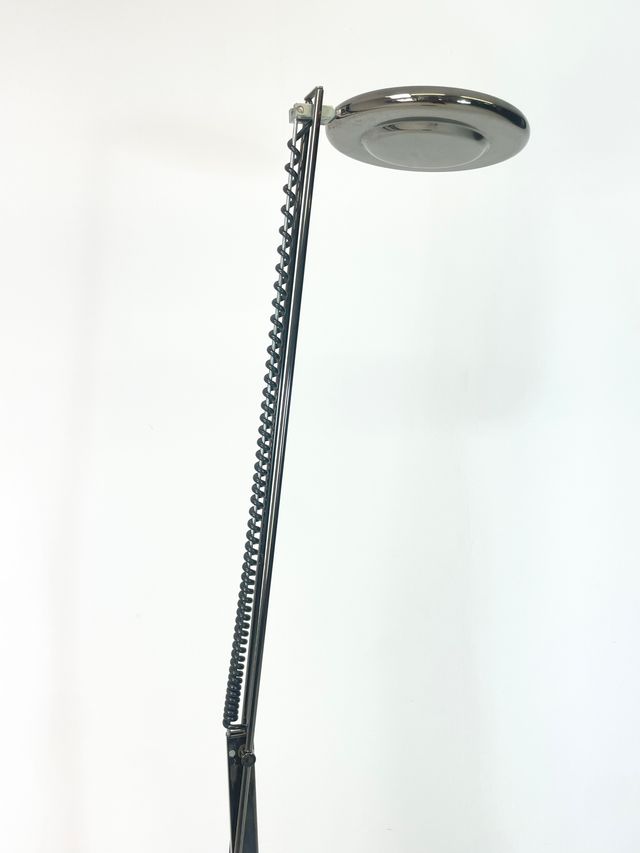 Lampada da terra in metallo anni '70