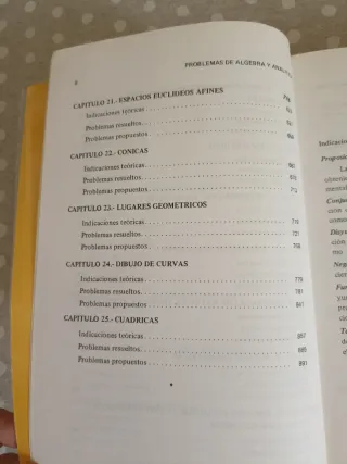 Problemas de álgebra y analítica (e indicacione...