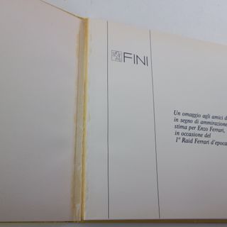 LIBRO FERRARI RAID FERRARI D'EPOCA 1981 USATO
