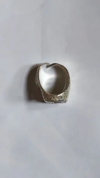 Anello Argento 925 Monogramma Lettera