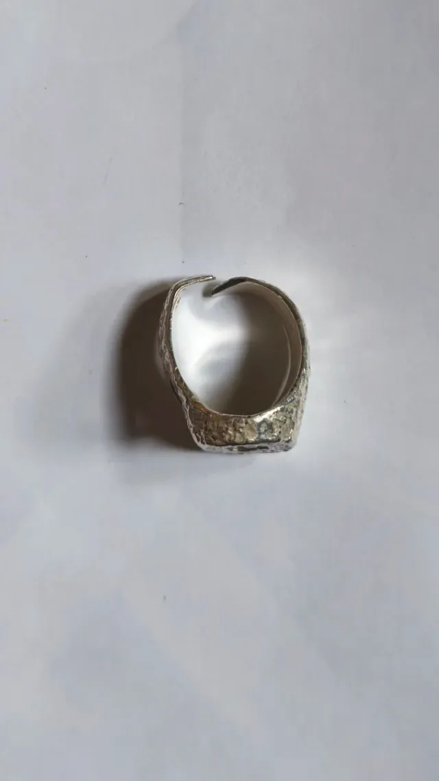 Anello Argento 925 Monogramma Lettera