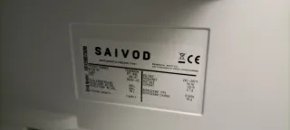 Nevera Saivod mediana blanca 160 cm