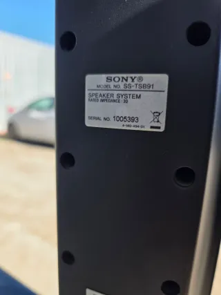 Equipo Sonido Sony hcd e800w Bluray