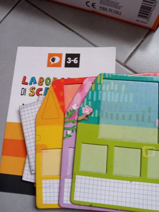 Gioco bambini Laboratorio Scrittura Montessori