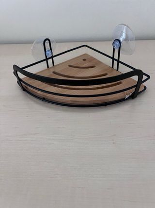 Estantería de esquina con ventosas