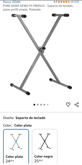 Piano Eléctrico Alesis Recital + Soporte