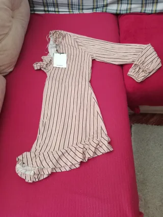 Mono rayas rosa y negro