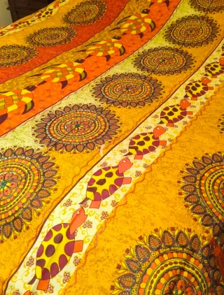 Copriletto matrimoniale con tartarughe